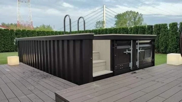 20-Fuß-Poolcontainer