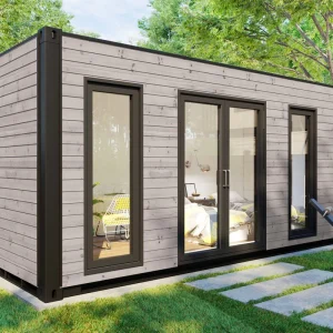 Alternative view of V4″ 6x2m Container-Gartenhaus