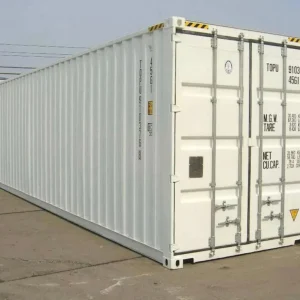 40-Fuß-Seecontainer, weiß – NEU
